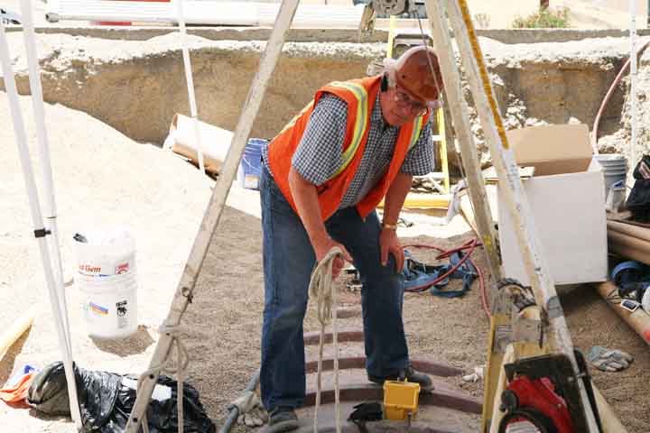 Dan Napier, CIH at Fuel Tank Entry